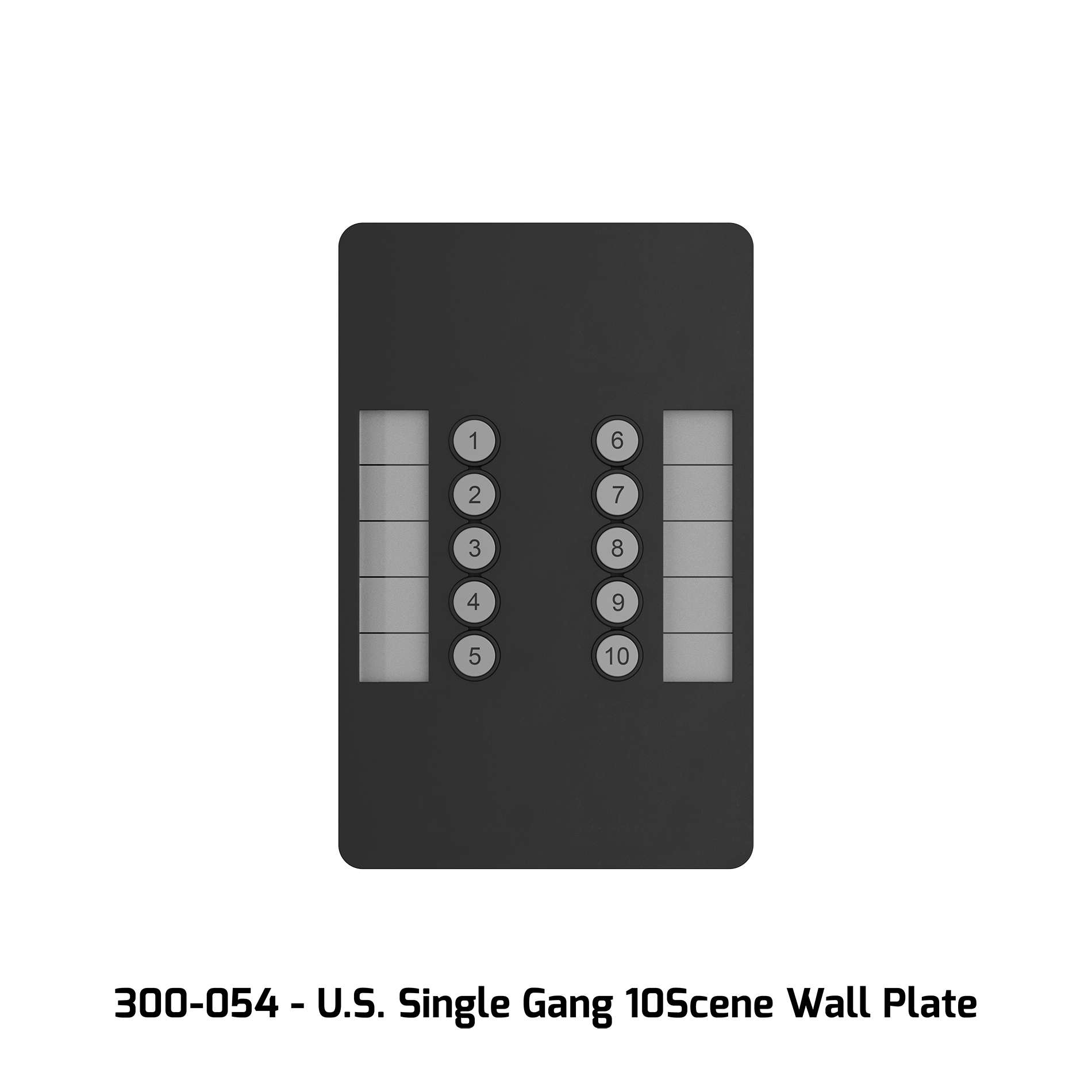 Chamsys - GeNetix 10Scene Wall Plate (Dual Pack) EU CS300055 