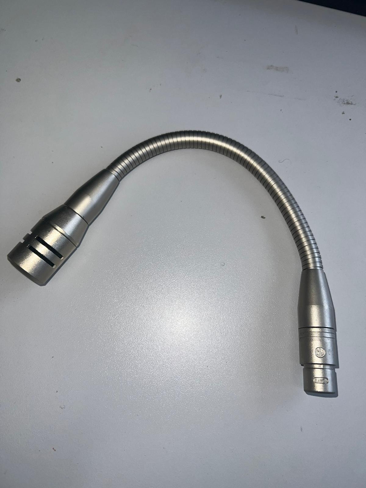 TECPRO LSM2 Gooseneck mic, nickel (Ex-hire) (Loc.A1)