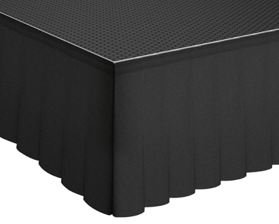 Pleated Stage Skirt 40cm H x 205cm W