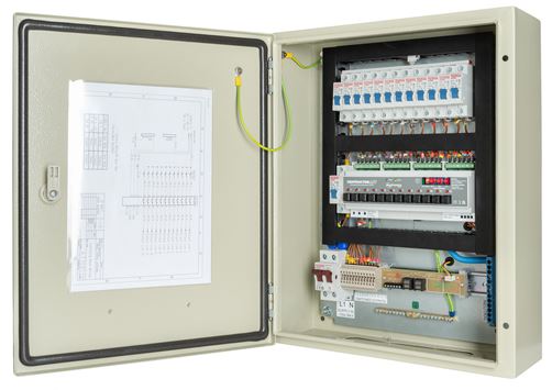 ANDOLITE - MR6, 6 Channel DMX Mains Relay Wall Pack (Single phase)