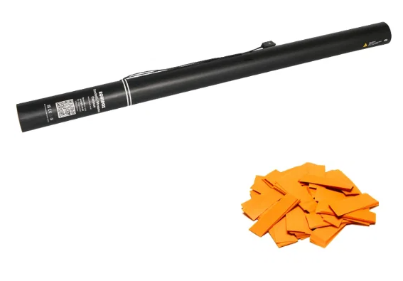 EQUINOX - 80cm Electric Confetti Cannons ORANGE