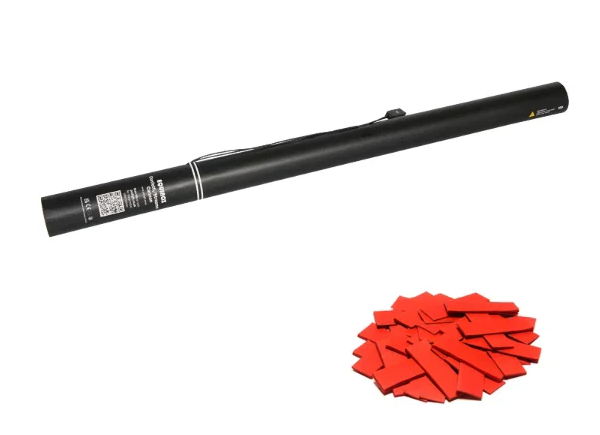 EQUINOX - 80cm Electric Confetti Cannons RED