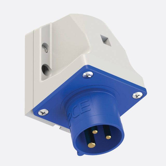 16 Amp SPNE Wall Mount Plug IP44 PCE (513-6)