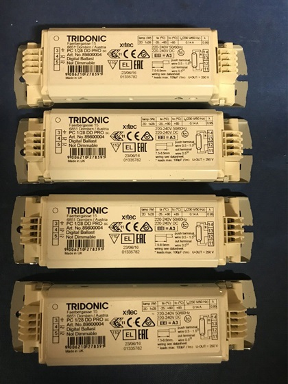 Surplus Stock - TRIDONIC PC 1/28 DD PRO BALLAST 220-240V 28W 2D