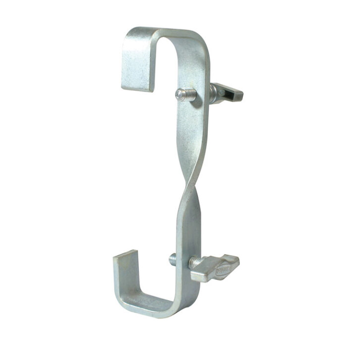 Doughty T21500 Double Ended 90 Degree Hook Clamp - 150mm Ctrs ZINC
