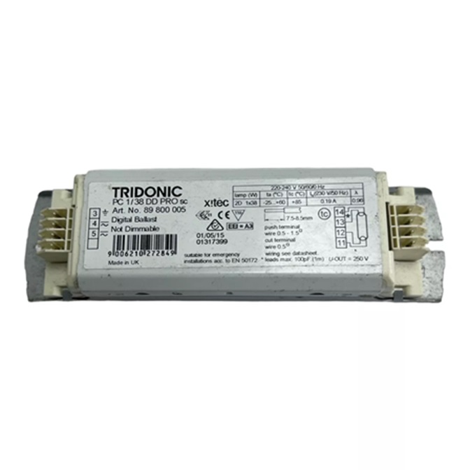 Surplus Stock - TRIDONIC PC 1/38 DD PRO BALLAST 220-240V (A4)