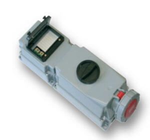 63 Amp TPNE Switched Interlocked Wall Socket with 6-Module Breaker PCE (76352-6) 