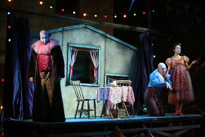 Lighting for an outdoor theatrical performance